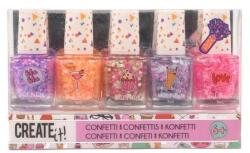 Canenco Create It! Konfetti körömlakk szett 5 db-os (többféle) 84147V1