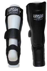 Katsudo Fort II lábszár- és lábfejvédő, fekete