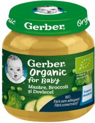 NESTLE Mazare cu brocoli si dovlecel +4 luni, 125g, Gerber