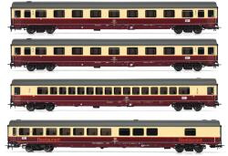 Rivarossi HR4346 Személykocsi készlet, Rheingold 1983, TEE-festés, DB IV (5063129018191)