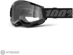  Ochelari 100% STRATA 2 pentru copii, Black/Clear Lens