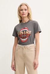 Pinko pamut póló - szürke XL - answear - 34 390 Ft