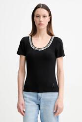 Marciano by Guess t-shirt LAURA női, fekete, 5RGP18 6299A - fekete XS