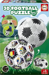 Educa Puzzle 3D Build&Play: Minge de fotbal, 32 piese