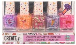 Canenco ! Konfetti körömlakk szett 5 db-os (többféle)