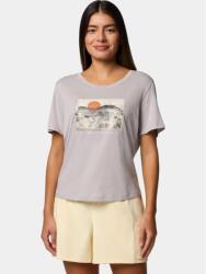 Columbia Ruby Springs Graphic Scoop Neck Short Sleeve Shirt női rövid ujjú póló XL szürke