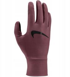 NIKE Női DriFIT Logo futókesztyűk XS barna