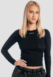 GymBeam Top cu mânecă lungă pentru femei Aura Black XXL