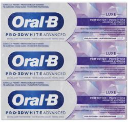 Oral-B Pro 3D White Advanced Luxe Perfection fogkrém 3x75ml