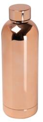  Termosz kulacs 500ml duplafalú, vákuumus rozsdamentes acél, szivárgásmentes, rose gold szinben fénylik, 5, 6x7, 3x21, 4cm