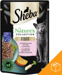Sheba Nature's Collection Alutasakos Macskaeledel (Lazac, Sütőtök és Pasztina) - 28x85 g