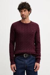 Tommy Hilfiger pamut pulóver - burgundia XXL - answear - 43 990 Ft