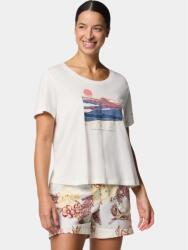 Columbia Ruby Springs Graphic Scoop Neck Short Sleeve Shirt női rövid ujjú póló M fehér|színes