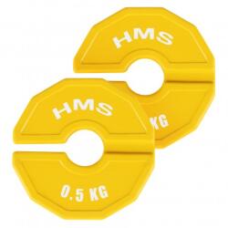 HMS Set greutati cauciucate HMS TSN50 2x0.5 kg/35 mm (17-61-128)