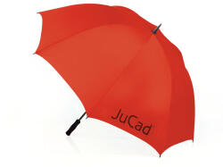 JUCAD extra nagy és ultra könnyű, rögzítő pálca nélküli ernyő vörös