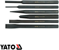 TOYA YT-4712 laposvágó, kiütő és pontozó készlet CrV - 6 részes (YT-4712)