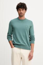 BOSS Orange gyapjúkeverék pulóver - türkiz XL