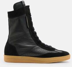 AllSaints bőr csizma Louise High Top - fekete Női 39