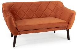 SIGNAL MEBLE KARO 2 bársony kanapé | wenge Szín: Fahéj / Bluvel 4215