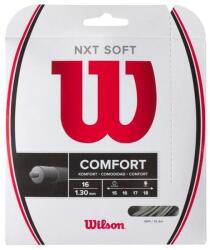 Wilson NXT Soft Silver teniszhúr - 12 m 1, 30 fekete|szürke
