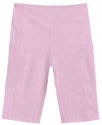 4F Gyermekek/gyerekek JWSS25TFSHF0857 Logós kerékpáros rövidnadrág rózsaszín