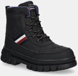 Tommy Hilfiger gyerek téli csizma fekete, T3X5-33713 - fekete 40