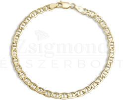  14 karátos arany gucci-fazonú karkötő - 20 cm / 4, 5 mm (AU14001) AU14001