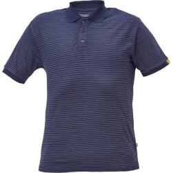 Cerva Tricou polo antistatic cu mânecă scurtă NOYO POLO ESD - Albastru închis | XL (0305005041004)