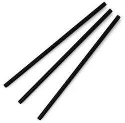 HoReCa Szívószál bioműanyag fekete - 8mm átm. 24cm (SZIBFE24)