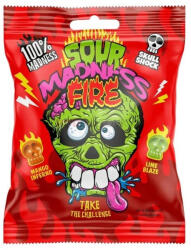  Sour Madness Fire Extra savanyú és csípős koponya alakú keménycukorka 60g - delfinbuvar