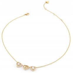 Guess Arany Színű Acél Nyaklánc Guess Beloved Szív Kristályok JUBN05023JWYGT/U (JUBN05023JWYGT/U)