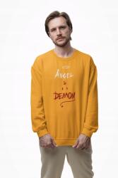  D&b Design Unisex Pulóver SWEB00002 Angel Demon Arany-Méret XL