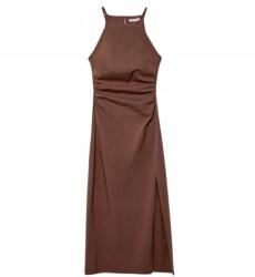 Stradivarius 2364 női midi Ruha Xs méret, barna