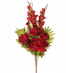 Goliat Sírcsokor gladioli rózsa és bazsarózsa (TRD201320/CZ)