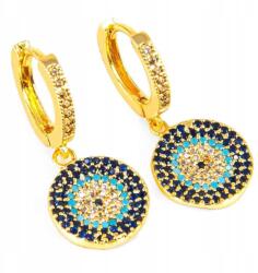 Ottomania Aranyozott Fülbevaló Cirkóniákkal Ajándék Nőknek Gyönyörű Bigiel (BO_019k)