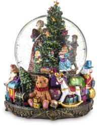 Art-Pol Karácsonyi zenedoboz LED-es üveggömb világító karácsony (131598)