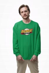 D&b Design Unisex Pulóver SWMO00005 Bazinga Zöld-Méret S