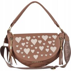 Massimo Connti Massimo Contti vesetáska tasak xxl postás táska mocha mousse (768MO)