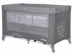 Lorelli Noemi 2 multifunkciós utazóágy - Cool Grey Star - babacokmok