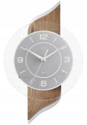 JVD Csendes Üveg Fa Falióra NS22004.11 (NS22004.11)