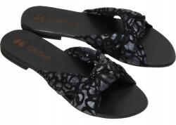 Darbut 7884/2068-as papucs, 40-es méret, "Węzeł" modell, fekete-ezüst színben (7884/2068)