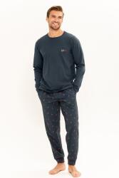Taro Férfi hosszú ujjú pizsama, hosszú nadrág Eric 3312 A/w 24-25 S sötétkék (3312)