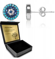 Ottomania Ezüst Fülbevaló 925 Cirkónia Gyönyörű Ajándék Nőknek Gravírozás Ingyen (kpl-083k)