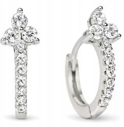 Ottomania Ezüst Fülbevaló 925 Cirkóniákkal Kerek Ajándék Női Gravírozás Ajándék (#w6k)