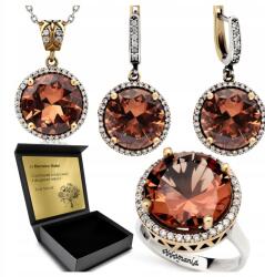 Ottomania Ezüst Ékszer Szett 925 Szultán Női Szett Gravírozás Ajándék (R096_22r)