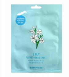 Baroness maszk fehér liliomvirág kivonattal 21g (Maseczka do twarzy w płacie lilia biała 21 g)