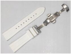 Guess Fehér Szilikon Óraszíj Guess 20 mm Pillangó Csattal (CS1001S2)