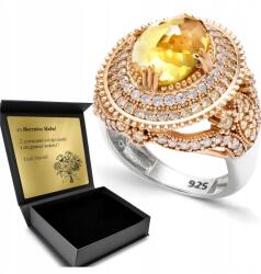 Ottomania Ezüst Gyűrű 925 Cirkónia Ékszer Női Gravírozás Ajándék (kpl-108p_22r)