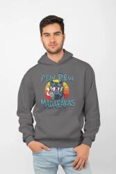  D&b Unisex Hoodie EB00031 Madafakas Szénszürke-Méret XL