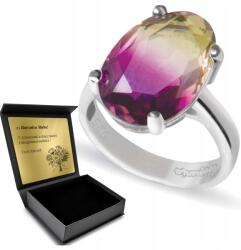Ottomania Ezüst Gyűrű 925 Ametrin Női Ékszer Gravírozás Ajándék (R089p_22r)